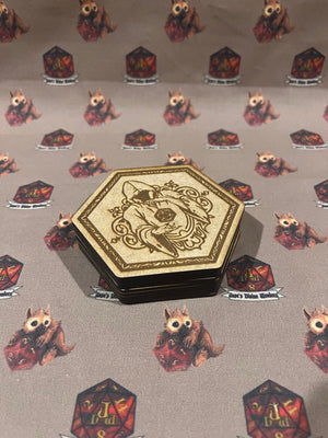 Laser cut Dice Hex Case