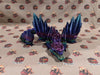 Articulated Rose Wing Dragon, 3D printed, flexi dragon