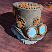 Steampunk Clock Hat 3D Printed Dice Vault