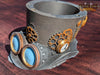 Steampunk Clock Hat 3D Printed Dice Vault