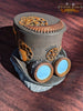 Steampunk Clock Hat 3D Printed Dice Vault