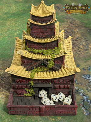 Pagoda Temple - 3D Printed Dice Tower