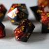 Dark Blood Handmade Resin Dice Set