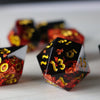 Dark Blood Handmade Resin Dice Set