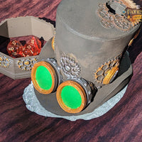 Steampunk-Trilby Clock Hat 3D Printed Dice Tower