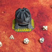 Space Pod 3D Printed Cyberpunk Dice Vault