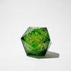 Massive Green Liquid Core 95MM Chonk Handmade Resin Dice And Box