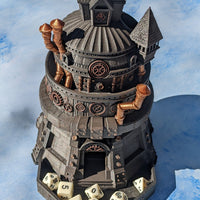 Artificer Class Steampunk 3D Printed Dice Tower