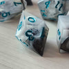 Blue Cloud Handmade Resin Dice Set