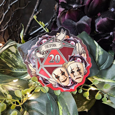D20 Thespian - Glossy Sticker