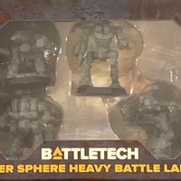 Inner Sphere Heavy Battle Lance (Battletech Miniatures)