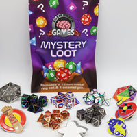 Epic Mystery Loot: Mini Metal RPG Set + Enamel Pin
