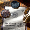Memento Mori Iron Coin - Memento Vivere Reminder Token