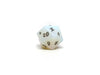 Stone D20 Dice - Opal - Elvenkind Font