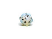 Opalite D20 Stone Dice- Signature Font