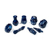 PolyHero Rogue 8 Dice Set - Midnight Blue