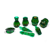 PolyHero Rogue 8 Dice Set - Emerald Emissary