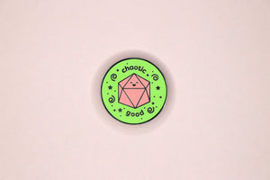 Chaotic Good Alignment Hard Enamel Pin