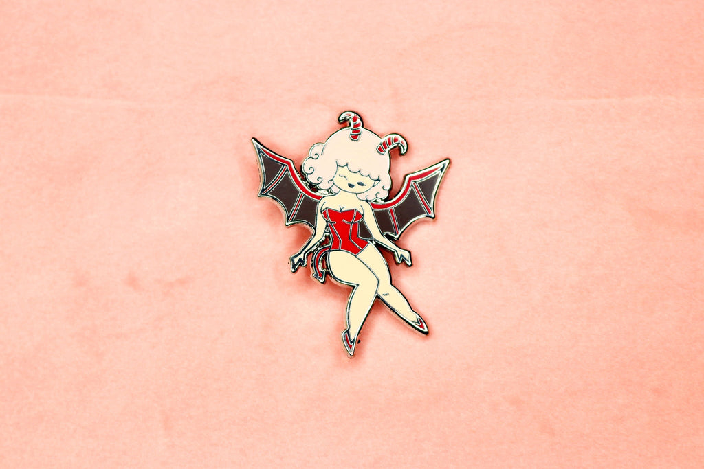 Succubus Monster Girl Hard Enamel Pin