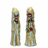 Day Of The Dead Bride and Groom Candles With LED Lights