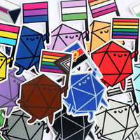 Pride Dice Buddies Stickers