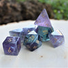 Purple Fluorite Stone Dice Set