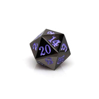 Gun Metal D20 - Signature Font -  Purple Font