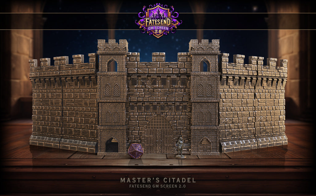 Master's Citadel Dungeon GM Screen 2.0