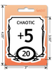 Sticker: Chaotic Stat Block Waterproof Die Cut