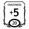 Sticker: Crazy Stat Block Waterproof Die Cut