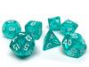 Teal Translucent Dice - 7 Piece Set