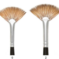 Trekell Legion Synthetic Mongoose Long Handle Artist Brushes For Oil and Acrylic