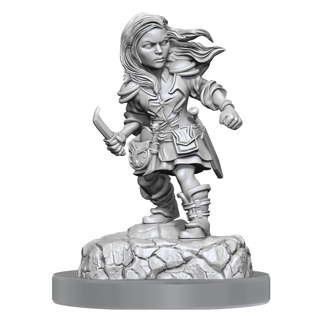 D&D: Nolzur's Marvelous Miniatures - Halfling Rogue Female