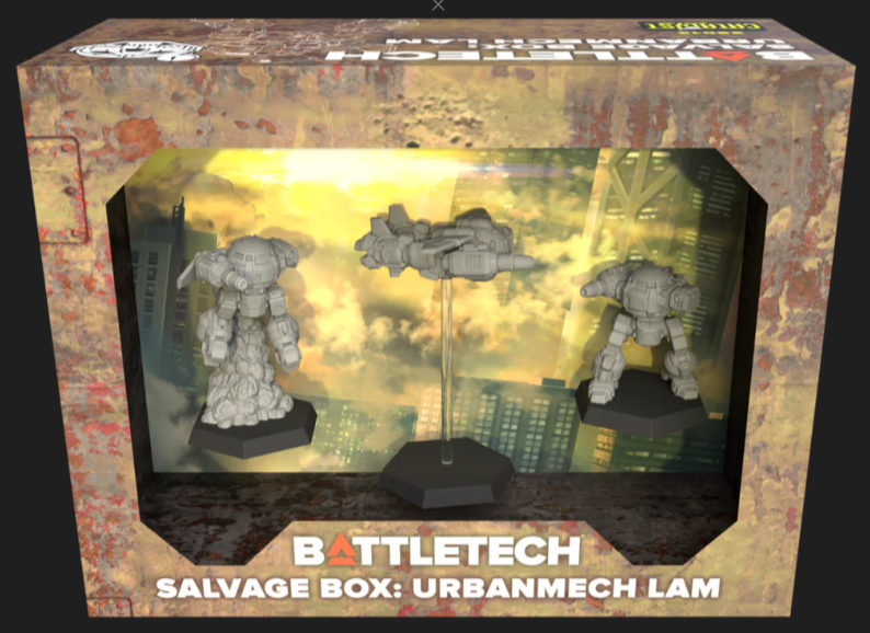 Salvage Box: Urbanmech LAM (Battletech)