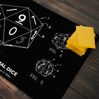 Icosahedron Decimal Dice Playmat