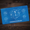 Icosahedron Decimal Dice Playmat